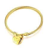 Contiene: 1 x pulsera, 1 x bolsa de terciopelo de marca, 1 x paño de pulido plateado.