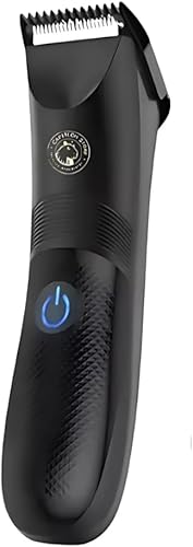 Afeitadora eléctrica  Recortadora de barba recargable inalámbrica con pantalla LED, maquinilla de afeitar giratoria impermeable para cara y cuello