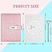 Diary with Lock, Leather Journal with Lock and Pen, Notebook with Lock for Girls Gift Ideas, Locking Dairy Journal for Adult Women and Men with Gift Box, Secret Personal Journal with Lined Page (Pink)