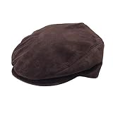 ULTRAFINO Roadmaster Driving Classic Leather Unique Ivy Caps Hat Dress