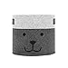 JameStyle26 Cesto portabiancheria pieghevole per bambini, soggiorno, bagno, orsetto, cestino per giocattoli in tela (25 x 26 cm altezza x B, orsacchiotto)