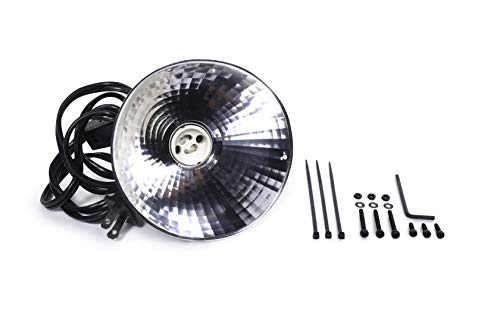 CAROLINACUSTOMCAGES Reptile GU10 Heat Lamp Dome Fixture with 54