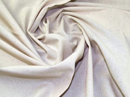 MinervaOsnaburg Cotton Fabric Natural - per metre