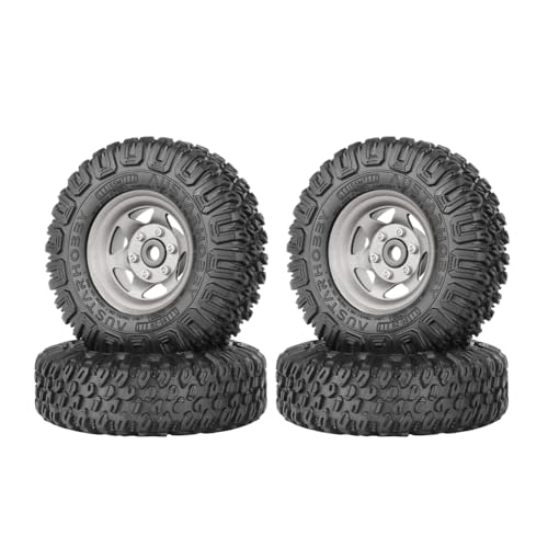 Pneus caoutchouc 1.54" contre le patinage des RC Crawler Tamiya et Axial