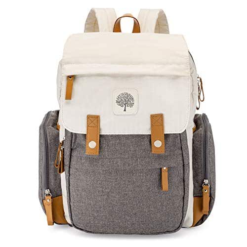 Parker Baby Diaper Backpack - Large Diaper Bag with Insulated