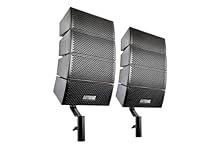 Quality Components: Advanced array design featuring two 4x4" mid-ranges and 4x1" horn loaded compression drivers for optimized sound dispersion and ported enclosures for extended mid-bass response DJ-Quake Compatible: Combine with the DJ-Quake Sub (s...