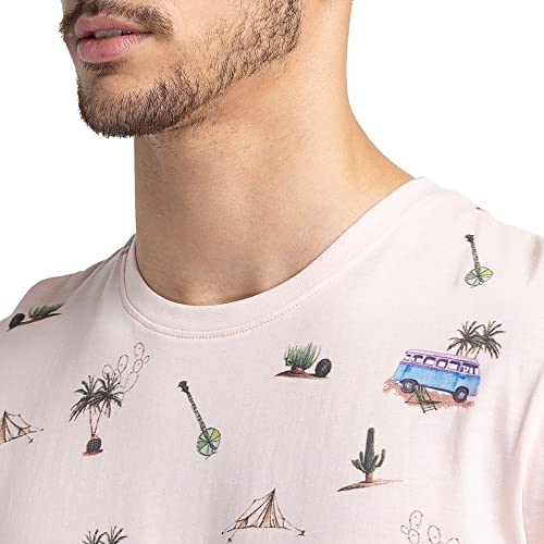 Image of Being Human Cactus Green Regular Fit Round Neck Men's T-Shirt Clothing