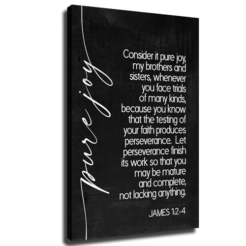 Canvas Print Consider It Pure Joy James 1 2-4 Wall