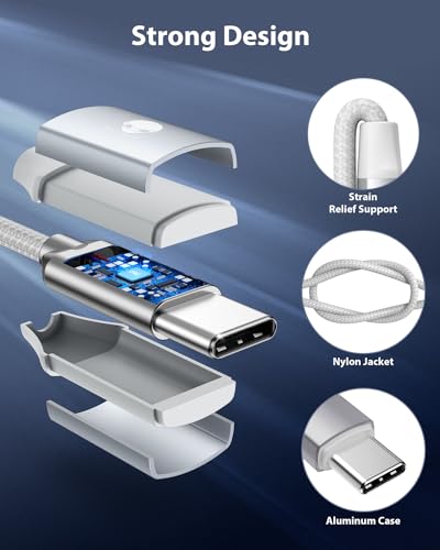 Image of Stouchi USB C to 3.5mm Female Adapter 2 Packs, Type C Headphone Audio Jack Cable Cord Hi-Fi Dongle for Samsung Galaxy S22 S21 Ultra Z Flip Note 20,iPad Mini 6th, Pixel 9 /8 /7 /6a /6 - Silver