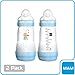 MAM Easy Start Anti-Colic Baby Bottle 9 oz, Medium Flow, Breastfeeding-Like Silicone Nipple Bottle, Reduces Colic, Gas, & Reflux, Easy-to-Clean, BPA-Free, Vented Baby Bottles for Newborns, 2+ Months