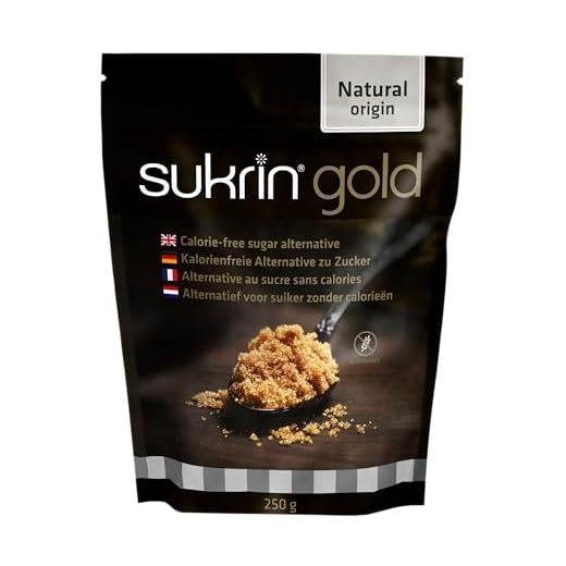 Sukrin Gold - Naturligt brunsockeralternativ med erytritol och stevia - nollkalorisötningsmedel för keto- och lågkolhydratdieter