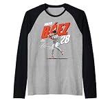Javier Baez | Detroit Baseball Players | MLBJBZ3001 Raglan Baseball Tee