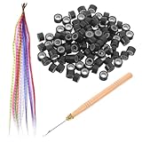 Rayures à la mode : le design rayé à plumes ajoute une touche moderne à vos cheveux, ce qui le rend idéal pour les personnes -gardistes, extensions de cheveux pour tresses, accessoires pour cheveux synthétiques