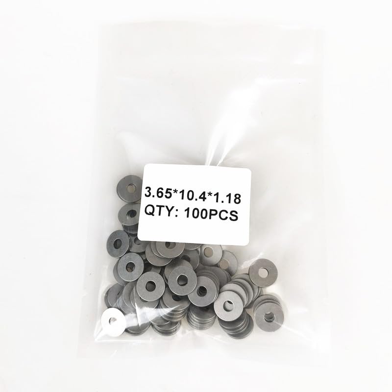 100pcs, G4 Valve Shim 295040-9440 Adjusting Shim for Injector 23670-0E010 23670-0E020, Thickness 1.13-1.20mm - (Color: Thickness 1.15mm)