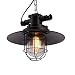 Lampadario a sospensione in stile retrò, E27, casseruola industriale, nero, design creativo, in metallo, per ristorante, soggiorno, tavolo, hotel, Ø 34 cm [classe energetica A + +]