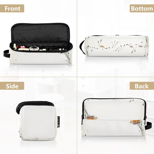 Organizador 2 en 1 para herramientas de cabello con tapete resistente al calor extraíble, impermeable para planchas, rizadores y secador, rojo miniatura 5