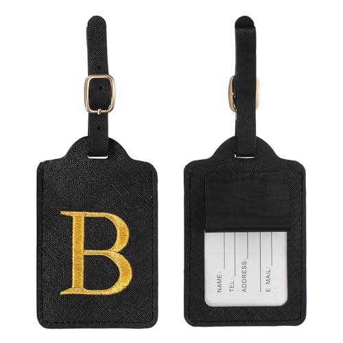 Étiquette de bagage en cuir pour sac à dos de voyage et valises de vacances