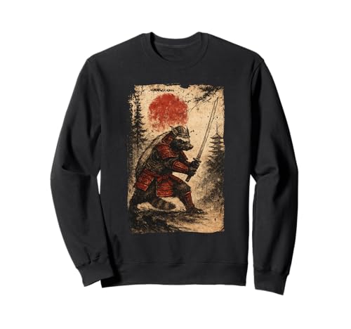 Samurai Warrior Honey Badger Japanese Vintage Graphic Humor �g���[�i�[