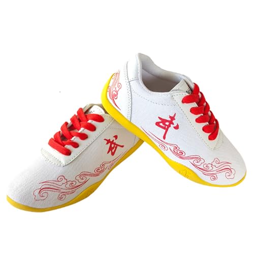 Children's Martial Arts Shoes,Tai Chi Shoes,Child Canvas Shoes,Martial Arts Training Shoes,Kung Fu Performance Training Shoes with Cow Tendon Soles