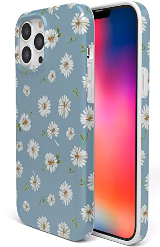 Casely Iphone 13 Pro Case | Compatible With Magsafe | Daisy Daydream Baby Blue Floral Case #TOP4