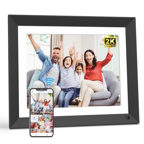 Image of FULLJA Dual-WiFi Digital Photo Frame - 11-inch 32GB 2K Smart Digital Picture Frame, Motion Sensor, Full Function, Sharing Photos and Videos via App /Email Instantly, Unlimited Cloud Storage