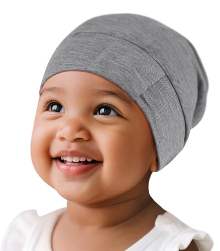 Image of Fittia Baby Bonnet for 0-6 Months, Silky Satin Bonnet for Sleeping, Smooth for No Frizzy Hair, Adjustable for Non-Slip
