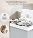 Towel Warmer, 35L Folding Hot Towel Warmer for Bathroom, Heating & Drying Modes, Timer Function, LED Display, Built-in Hooks, Fits Up to Two 70