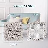 IEUUMLER Schnüffelteppich Hund Riechen Trainieren Schnüffeldecke Futtermatte Trainingsmatte für Haustier Hunde Katzen IE075 (45x45cm, Grey-2)