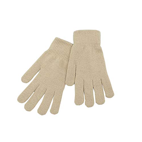 Geicyjiecy Mellons Winter Magic Gloves Warm Strecty Knit Gloves For Men Women (One Size Kaki)