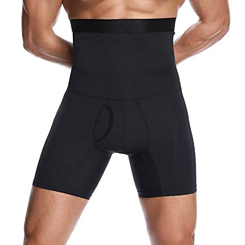 Cuissards Taille Haute Amincissant Le Short de contrôle pour abdominaux, Corps Ultra-Ferme Amincissant Le Corps (Noir, XL) Cover