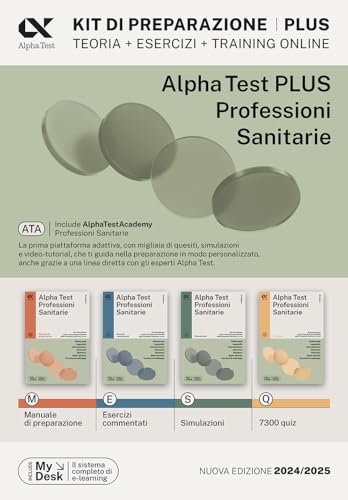  Alpha Test PLUS Professioni sanitarie - Kit di preparazione Plus