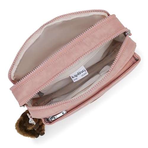 Image of Kipling Women's Abanu Medium Crossbody Bag, Lightweight, Adjustable Nylon Waist Pack with Multi-Compartment Zip Pockets
