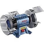 Bosch Professional Smerigliatrice da Banco Gbg 60-20 (Motore da 600 Watt, Ø200 Mm, Incl. 2 Mole Ø200 Mm Grana Normale)