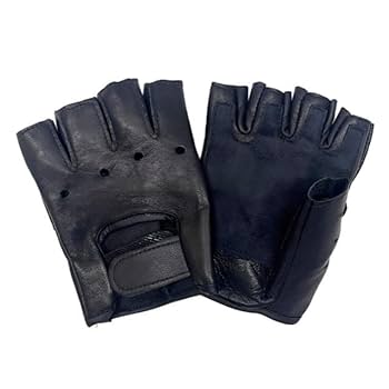 黒レザー ドライビンググローブ パンチングデザイン　新品・未使用 Amazon.co.jp: 革 レザー グローブ ドライビンググローブ 半指