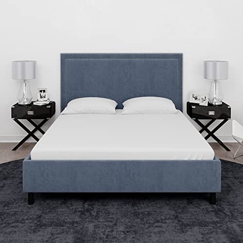 Image of OYO BABY Waterproof Elastic Fitted Mattress Protector Queen Size 72 x 60 Inch Ultra Soft Cotton Feel Bed Sheet Terry Cover 6 x 5 Feet White