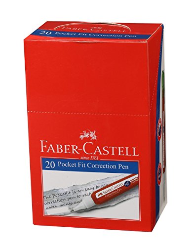 Faber-Castell Correction Pen - Pack of 20 (White) (B073PTK42Q) Amazon Price History, Amazon Price Tracker