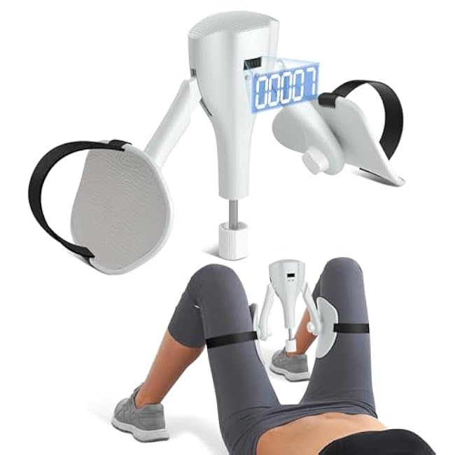Thigh Exerciser - Adjustable Thigh Exerciser for Women & Men, Pelvic Floor Exercise Devices, Kegel Exerciser, Easy to Use at Home, Office, Travel, Gym
