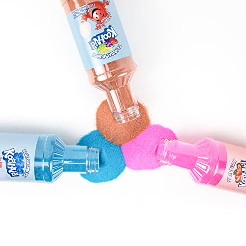 Nostalgia Kool-Aid Cotton Candy Flossing Sugar Party Kit 3-Pack, Blue Raspberry, Strawberry, Tropical Punch, 3-16oz Bottles of Cotton Candy Sugar Mix