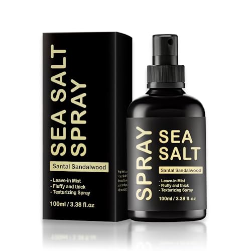 KOEC Sea Salt Spray for Men Volumizes & Texturizes & Lifts Keratin Sea Salt Spray for Hair Natural Curls and Waves Hair 3.38 fl oz Light & Non-Greasy