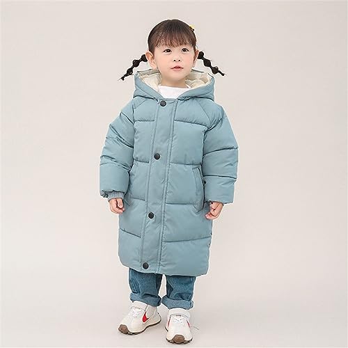Kids Boys Girls Winter Warm Hooded Puffer Down Jacket Lightweight Windproof Padded Warm Coat Outerwear2