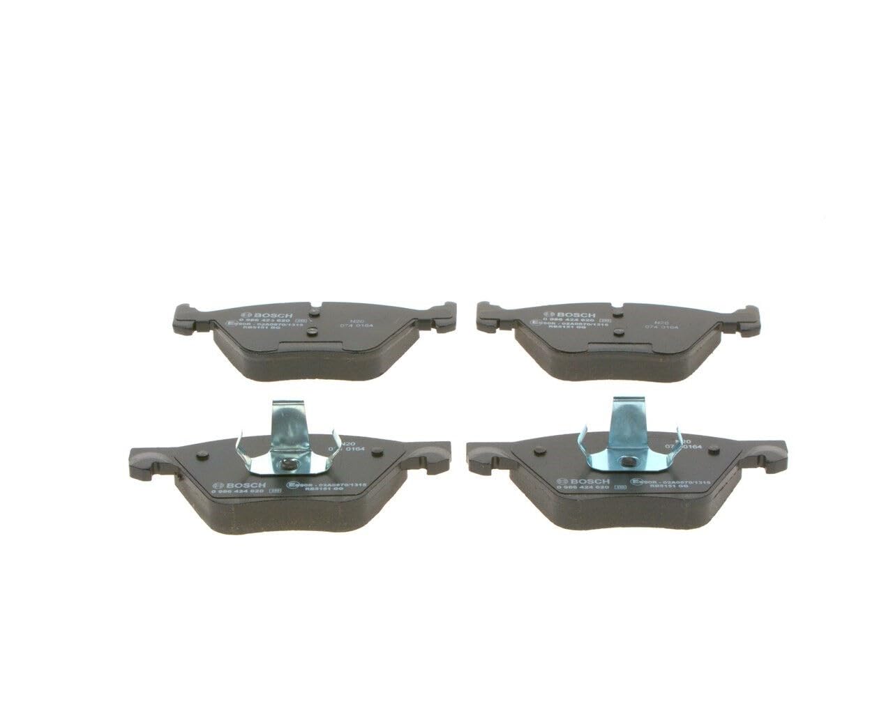 BOSCH Bremsbelagsatz, Scheibenbremse 0986424620