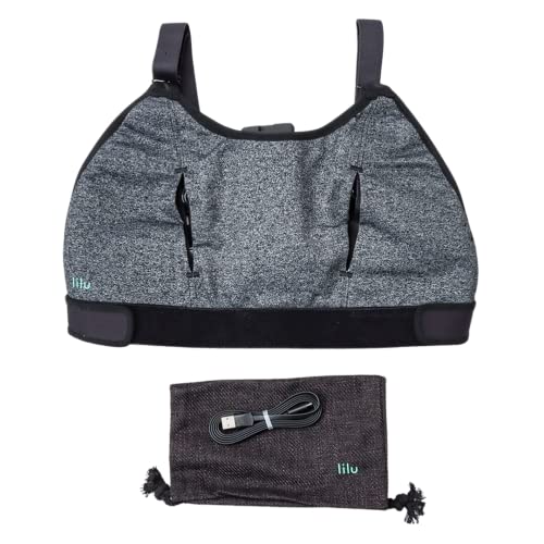 Image of lilu Massager Bra, Hands Free Pumping Bra and Lactation Massager 2 in 1, Ideal for Hands Free Pumping and Comfortable Massaging All in One, Wireless (Large)
