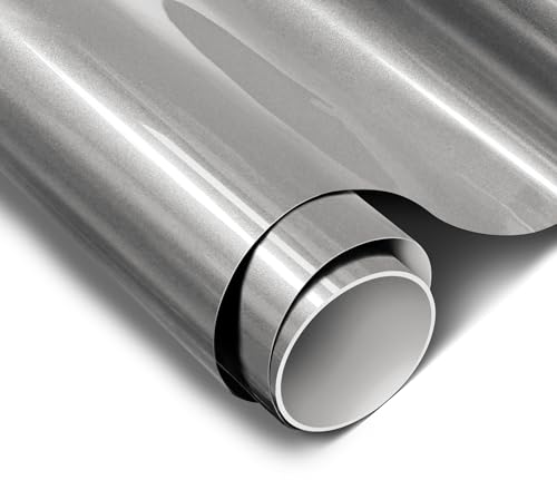 Image of ColorFusion PPF by VViViD, Gloss GT Silver Dry Apply PPF Vinyl Car Wrap Roll 1ft x 5ft