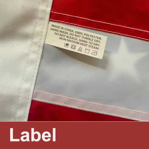 Drapeau américain extérieur anti-déchirure aux rayures cousues durables - 7