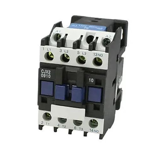 Contactor de CA CJX2-09 para automatizar el arranque seguro de motores trifásicos