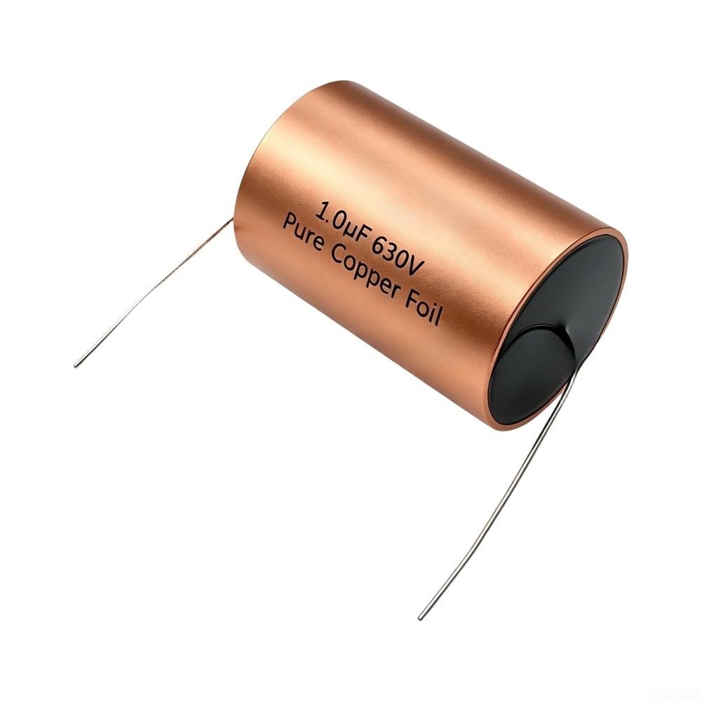 Condensador Audio para papel Cobre Bañado Aceite 630V para baja Distorsión(630V1.0UF 38X56mm)