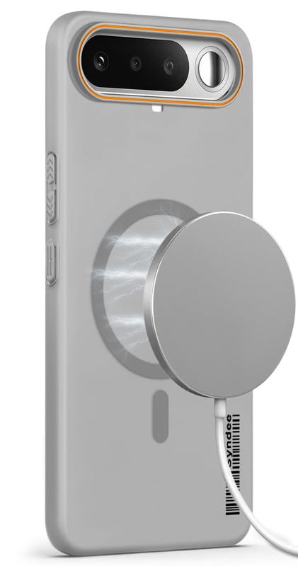 Mr. Case Back Cover for Realme 16 5G Sleek Frosted Translucent Back Only Compatible with Wireless Magnetic Accessories | Anti-Scratch Shockproof Phone Case - Grey-image-46