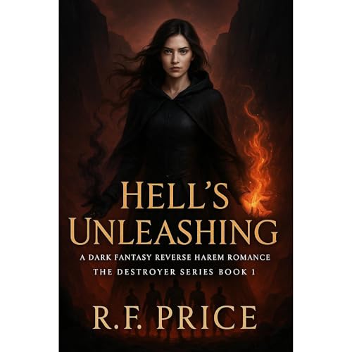 Hell’s Unleashing: A Dark Academy Reverse Harem Audiolibro Por R.F. Price arte de portada