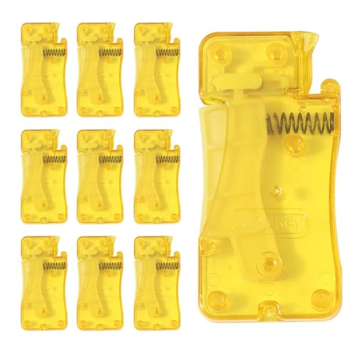 Samuliy Herramienta de enhebrador de agujas, enhebrador de agujas para hombre ciego, portátil, fácil agarre, enhebrador de agujas