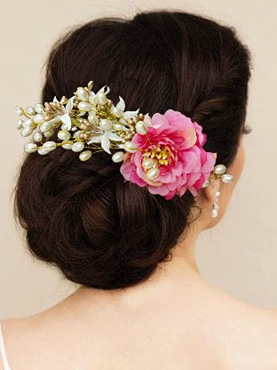 See full amazon price history chart for Hair Flare Artificial Peony Flower with Pearl Hair Comb Slide, Hair Juda Bun Accessories, Side Hair Pin for Girls & Women, Baby Pink, 2216 Hair Flare Artificial Peony Flower with Pearl Hair Comb Slide, Hair Juda Bun Accessories, Side Hair Pin for Girls & Women, Baby Pink, 2216 (B09F8S6JNP) Amazon Price History, Amazon Price Tracker